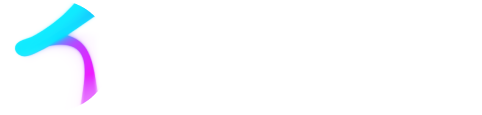 RouteQ large logo: blue and magenta shapes on light background with light text on right side, that says "RouteQ" by Yandex